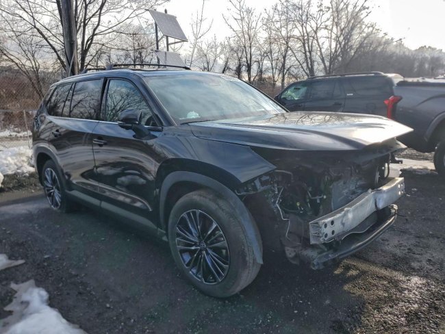 Salvage 2024 Toyota Grand Highlander Limited in Black