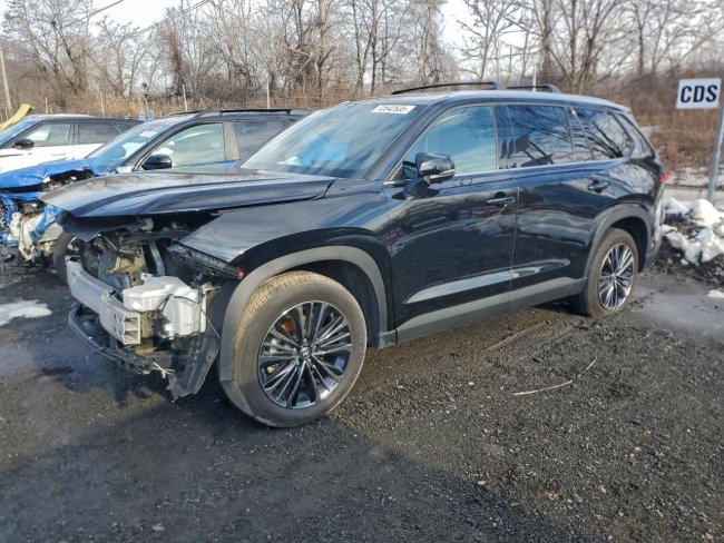 Salvage 2024 Toyota Grand Highlander Limited in Black