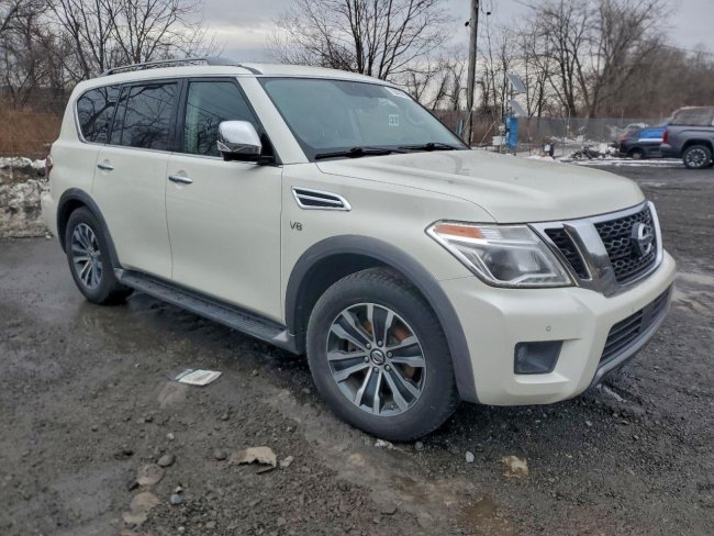 Salvage 2020 Nissan Armada  in White
