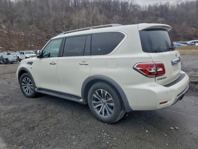 Salvage 2020 Nissan Armada  in White