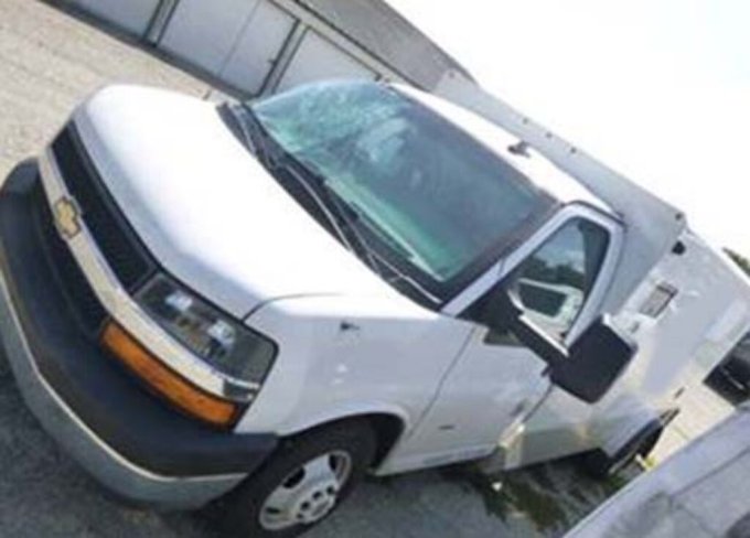 Salvage 2022 Chevrolet Express Titan Armored Van in White