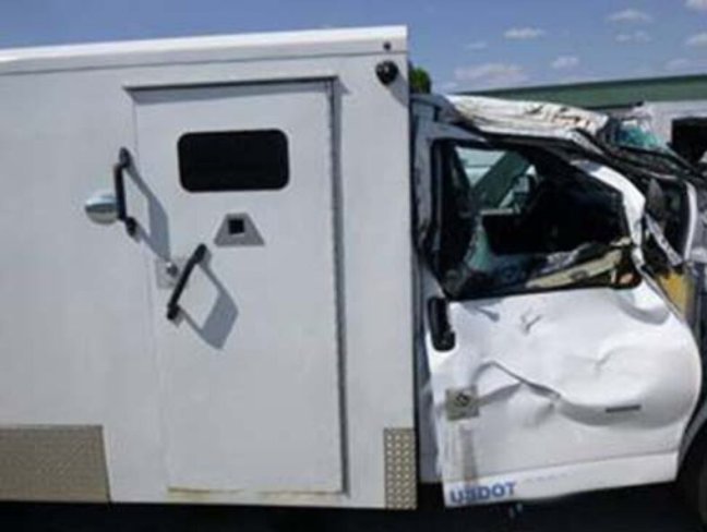 Salvage 2022 Chevrolet Express Titan Armored Van in White