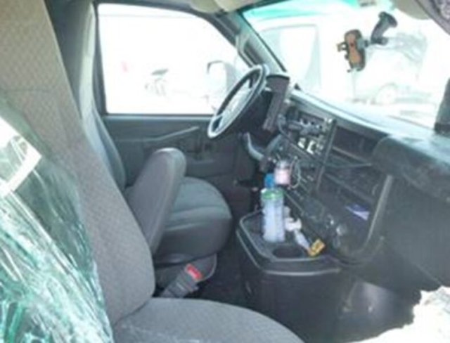 Salvage 2022 Chevrolet Express Titan Armored Van in White