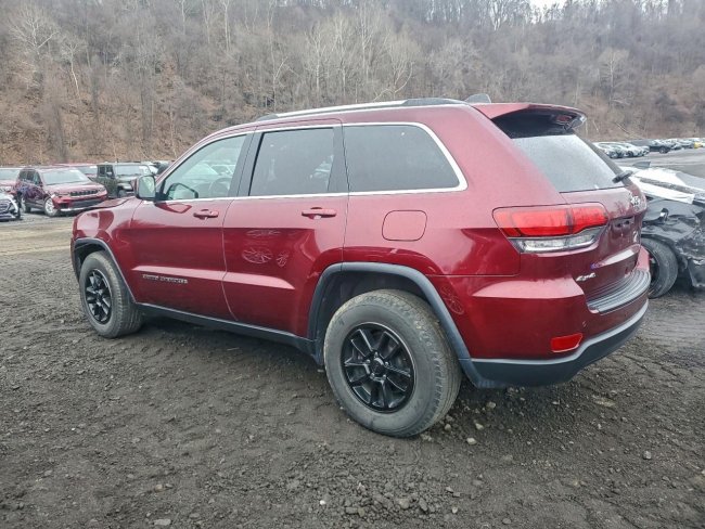 Salvage 2020 Jeep Grand Cherokee Laredo in Burgundy