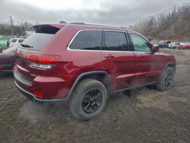 Salvage 2020 Jeep Grand Cherokee Laredo in Burgundy