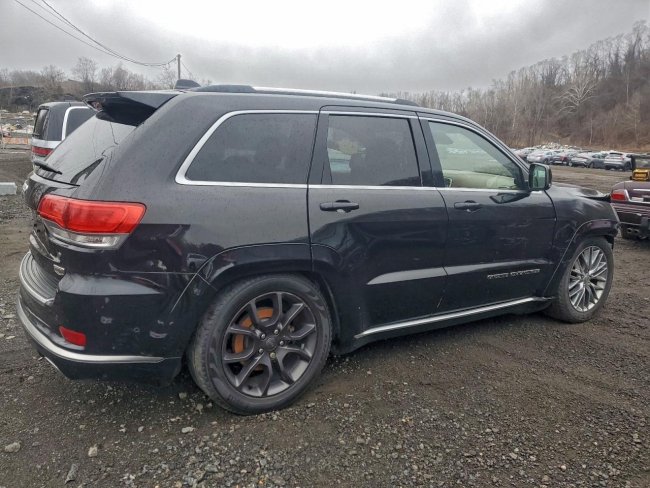 Salvage 2017 Jeep Grand Cherokee Summit in Black