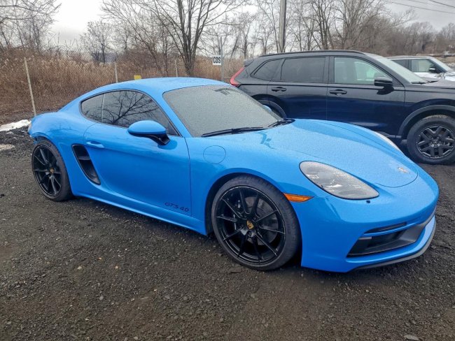Salvage 2024 Porsche 718 Cayman Gts in Blue