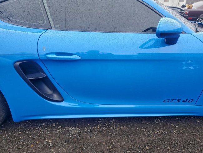 Salvage 2024 Porsche 718 Cayman Gts in Blue