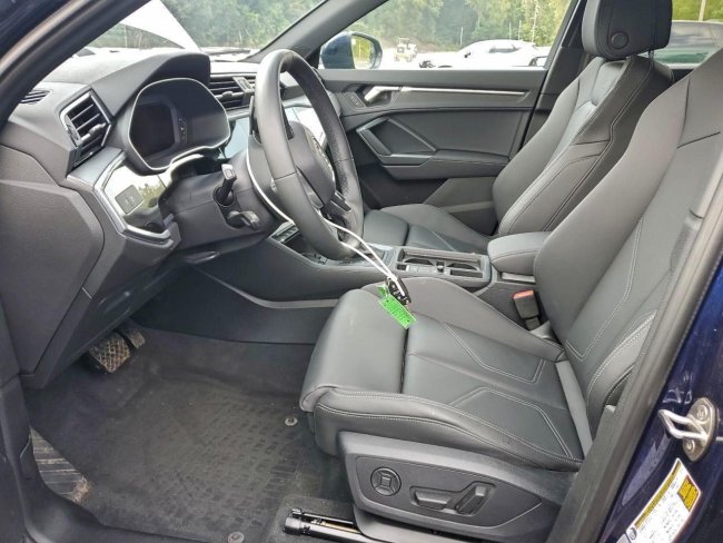 Salvage 2025 Audi Q3 Premium S Line 45 in Blue