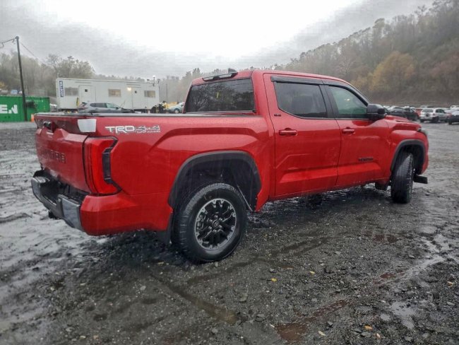 Salvage 2025 Toyota Tundra  in Red