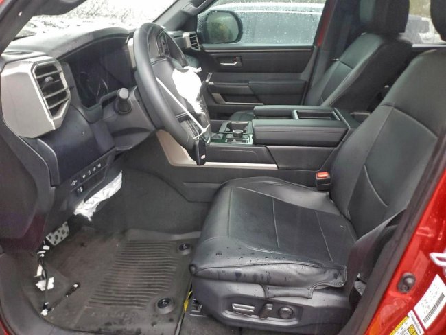 Salvage 2025 Toyota Tundra  in Red