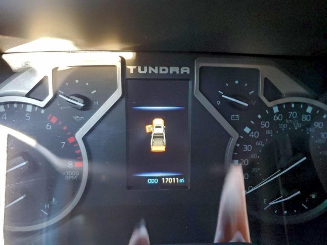 Salvage 2025 Toyota Tundra  in Red