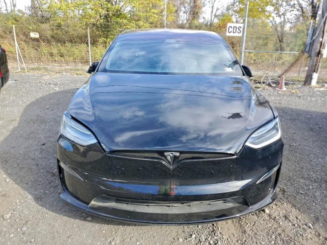 Salvage 2023 Tesla Model X Plaid in Black