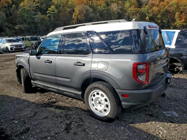 Salvage 2024 Ford Bronco Sport Heritage in Gray