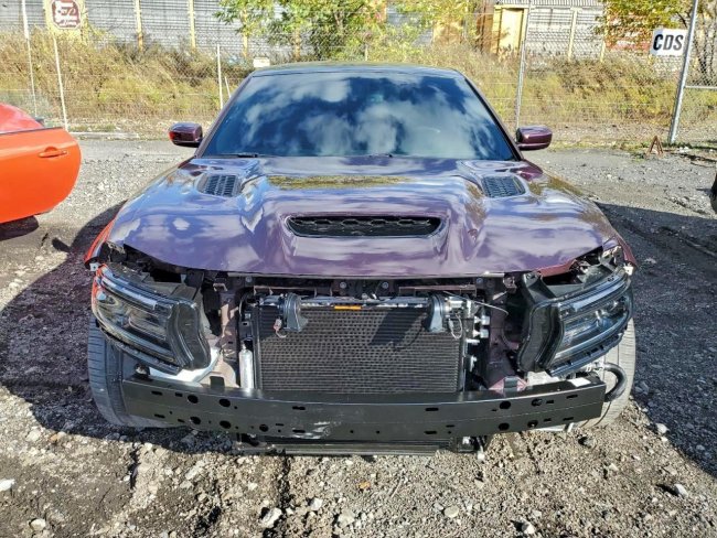 Salvage 2022 Dodge Charger Hellcat in Purple