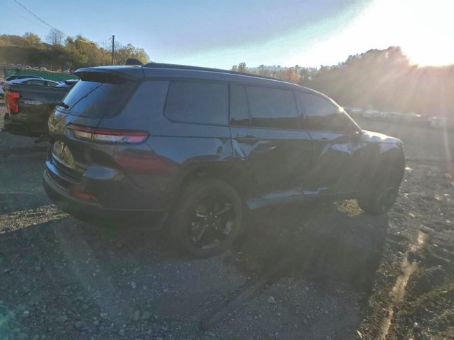 Salvage 2024 Jeep Grand Cherokee L Limited in Black
