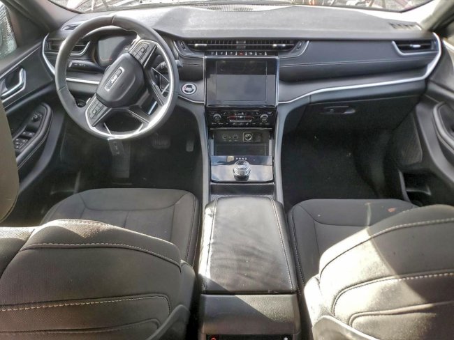 Salvage 2025 Jeep Grand Cherokee L  in Burgundy