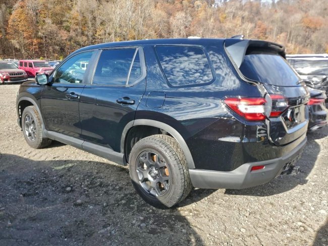 Salvage 2025 Honda Pilot Trailsport in Black