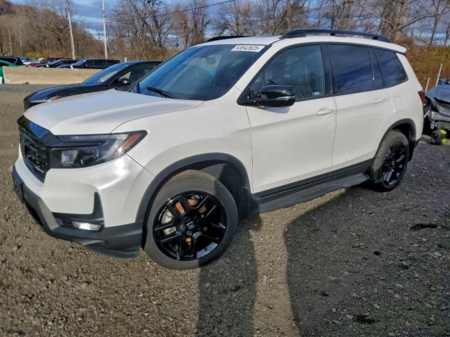 Salvage 2024 Honda Passport Black Edition in White