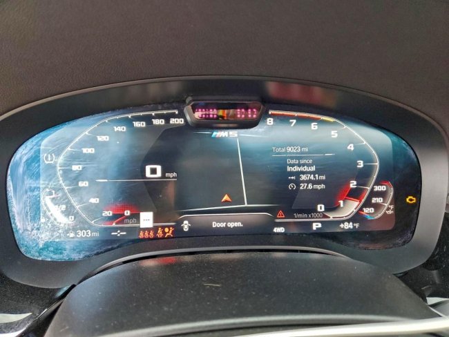 Salvage 2023 Bmw M5 Competiton in Black