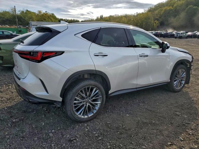 Salvage 2025 Lexus Nx 350h  in White