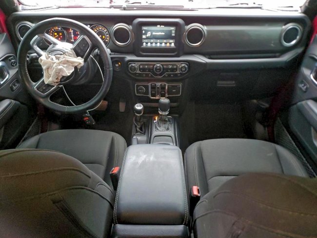 Salvage 2021 Jeep Wrangler Unlimited Sahara in Pink