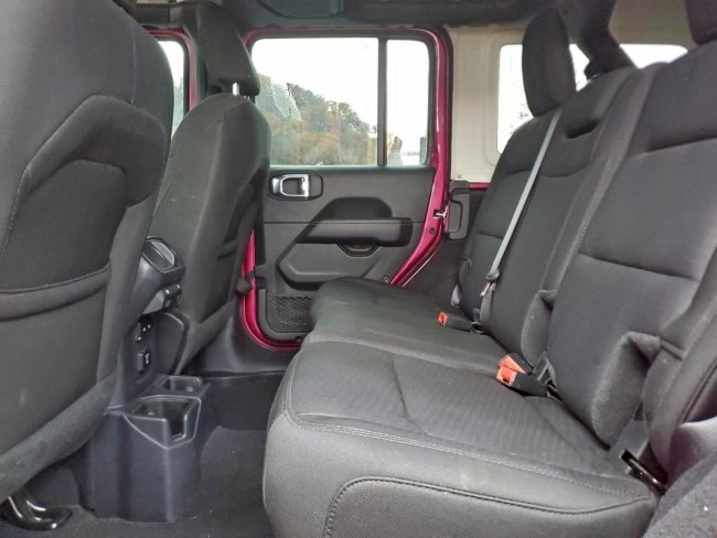 Salvage 2021 Jeep Wrangler Unlimited Sahara in Pink