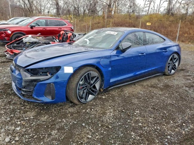 Salvage 2024 Audi Rs E-tron Gt in Blue