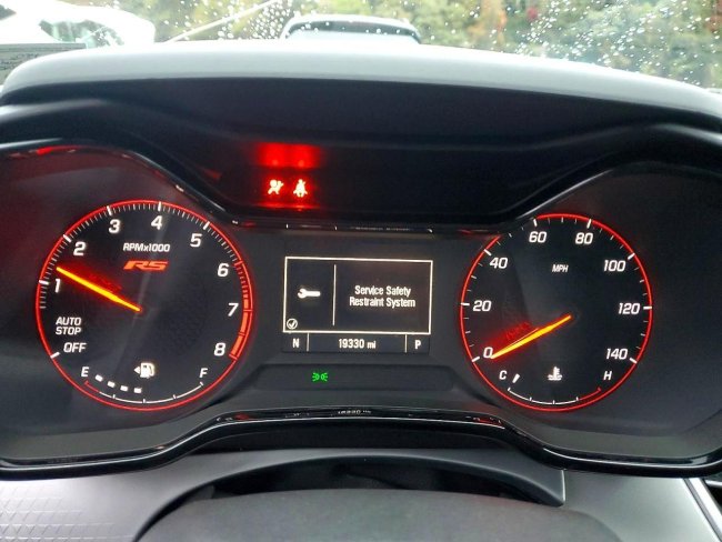 Salvage 2024 Chevrolet Trax 1rs in Black