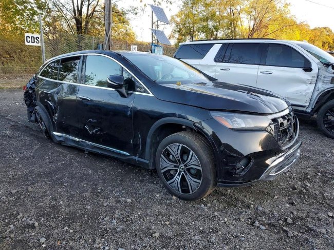 Salvage 2024 Mercedes-benz Eqe  in Blue