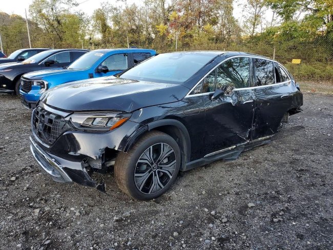 Salvage 2024 Mercedes-benz Eqe  in Blue