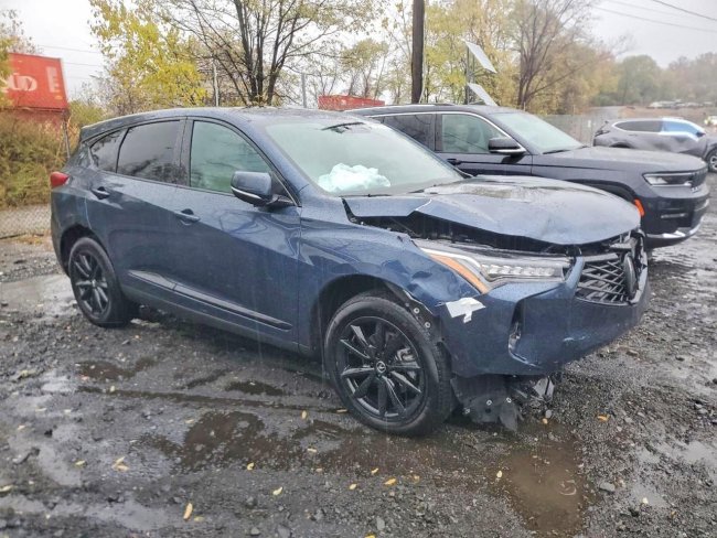 Salvage 2025 Acura Rdx  in Blue