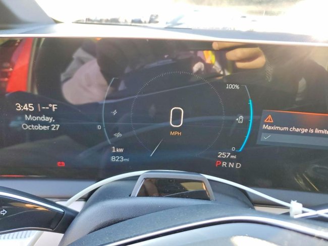 Salvage 2025 Cadillac Optiq Luxury in Burgundy