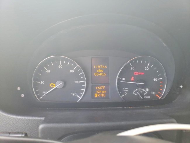 Salvage 2016 Mercedes-benz Sprinter  in Black