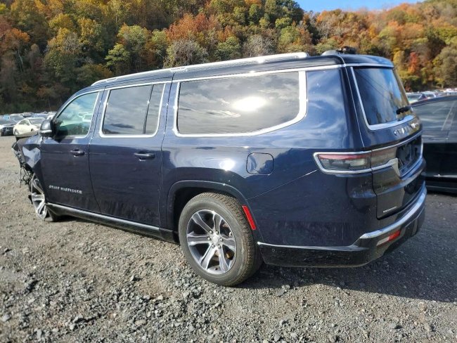 Salvage 2023 Jeep Grand Wagoneer L  in Black