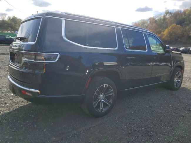 Salvage 2023 Jeep Grand Wagoneer L  in Black