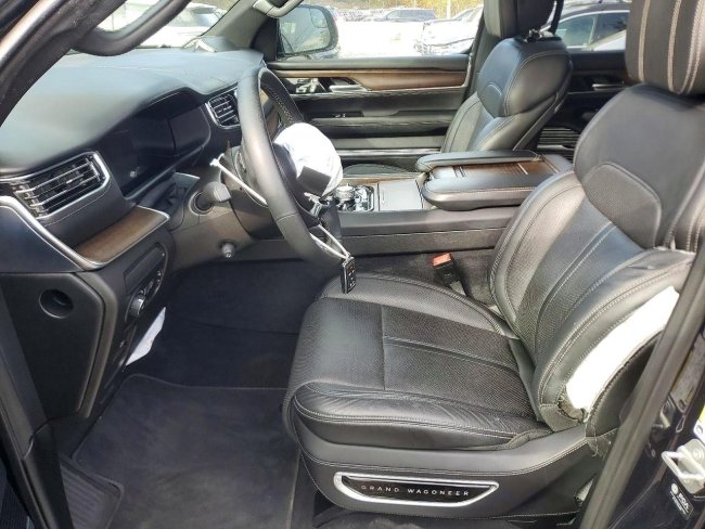 Salvage 2023 Jeep Grand Wagoneer L  in Black