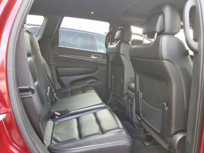 Salvage 2022 Jeep Grand Cherokee Limited in Burgundy