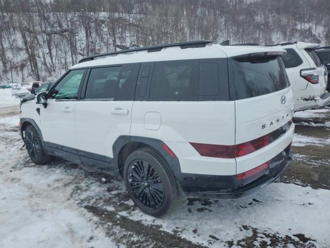 Salvage 2025 Hyundai Santa Fe Calligraphy in White