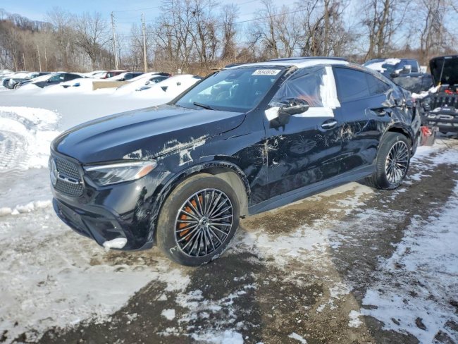Salvage 2024 Mercedes-benz Glc Coupe 300 4matic in Black