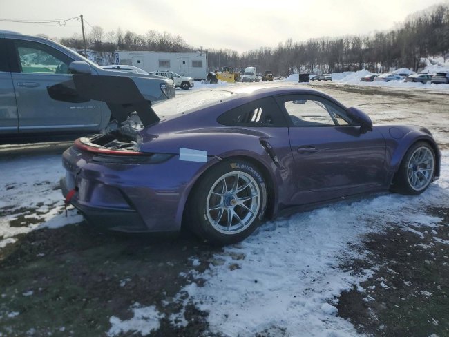 Salvage 2024 Porsche 911 Gt3 Supercup in Purple