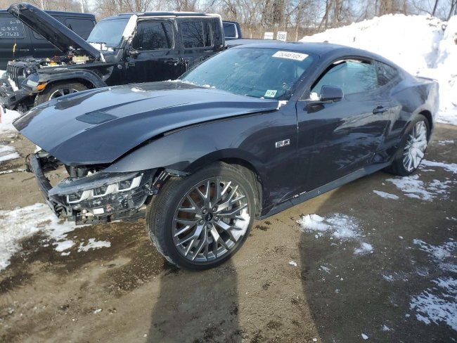 Salvage 2024 Ford Mustang Gt in Black