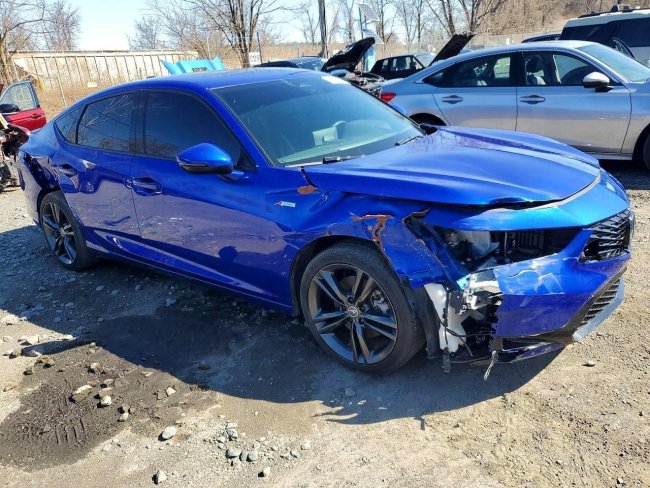 Salvage 2025 Acura Integra A-spec Tech in Blue