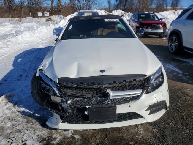 Salvage 2021 Mercedes-benz C 43 Amg in White
