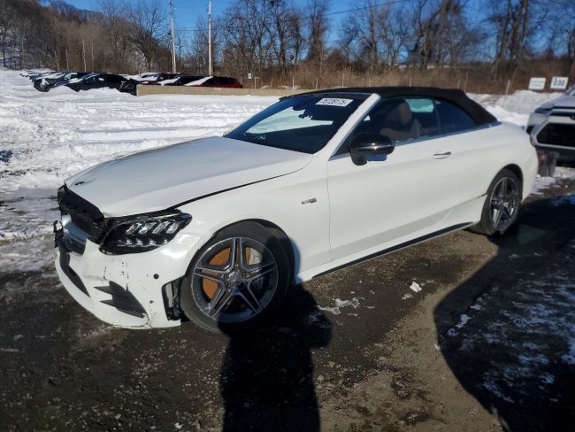 Salvage 2021 Mercedes-benz C 43 Amg in White