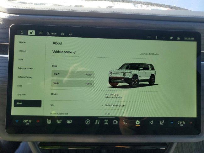 Salvage 2024 Rivian R1s Adventure in White