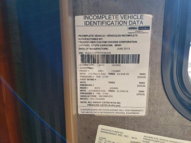 Salvage 2014 Itsca Meridian  in Two Tone