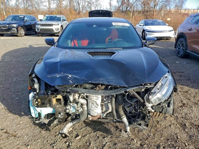 Salvage 2021 Honda Civic Type-r Touring in Black