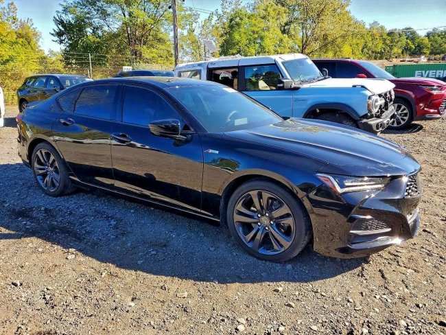 Salvage 2023 Acura Tlx A-spec in Black