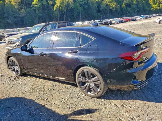 Salvage 2023 Acura Tlx A-spec in Black